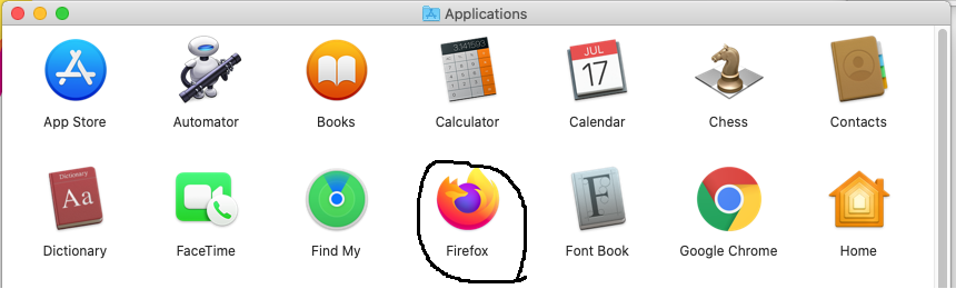 is firefox an application for mac